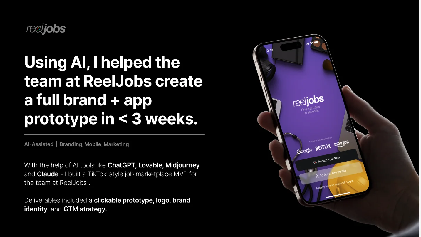 ReelJobs app prototype